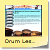 My first attempt at making my own drum lesson website.